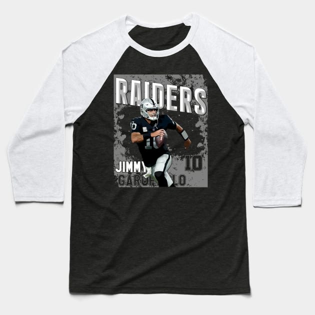 Jimmy Garoppolo || raIDERS || 10 Baseball T-Shirt by Aloenalone